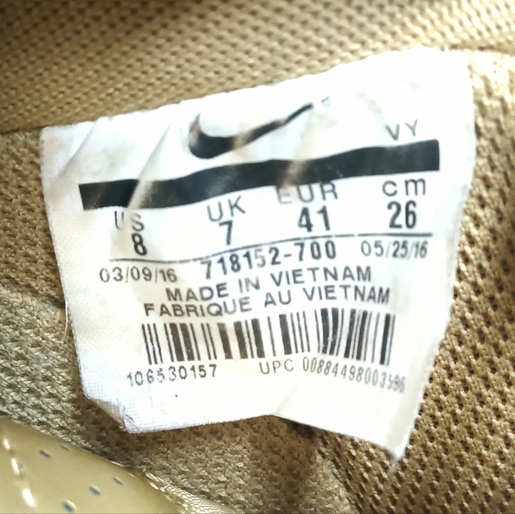 Nike Air Force 1 Low '07 LV8 Men's Size 8 GOLD - Picture 13 of 14